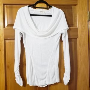 Zella Poly/Rayon Which Top With Hood...S